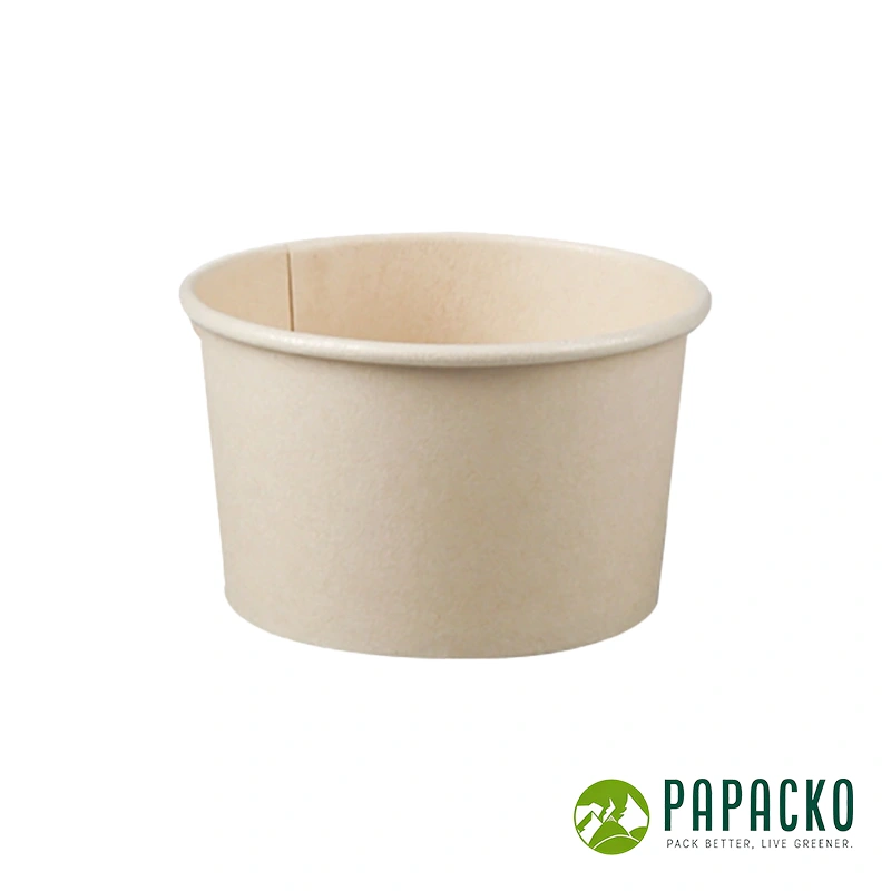 Bamboo icecream Paper Cup Papacko