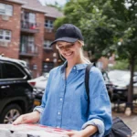 Papacko leak proof lunch boxes stacked with hot meals for restaurant delivery and takeaway service