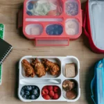 Papacko divided paper bowls with multiple compartments for restaurant combo meals and takeaway portion control