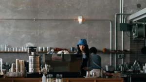 Custom printed paper cups with professional branding for coffee shops and cafes - Papacko