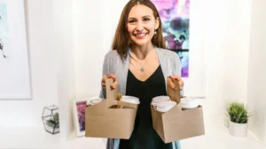 Papacko multiple drink holders with ergonomic design carrying coffee cups for cafés and restaurants takeaway service