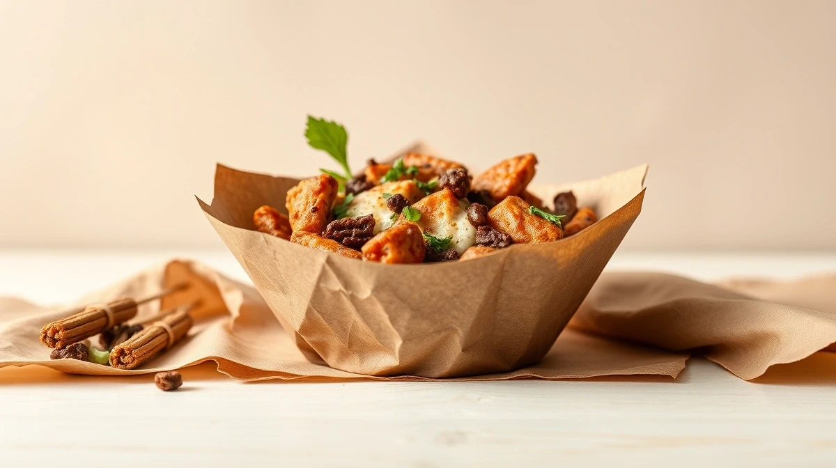 Natural kraft paper bowls for healthy food service - eco-friendly restaurant packaging - Papacko
