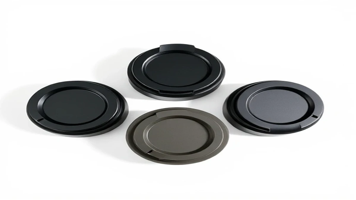 Papacko coffee cup lids - professional product visualization