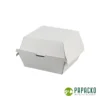 Corrugated Burger Boxes — Kraft & White Series