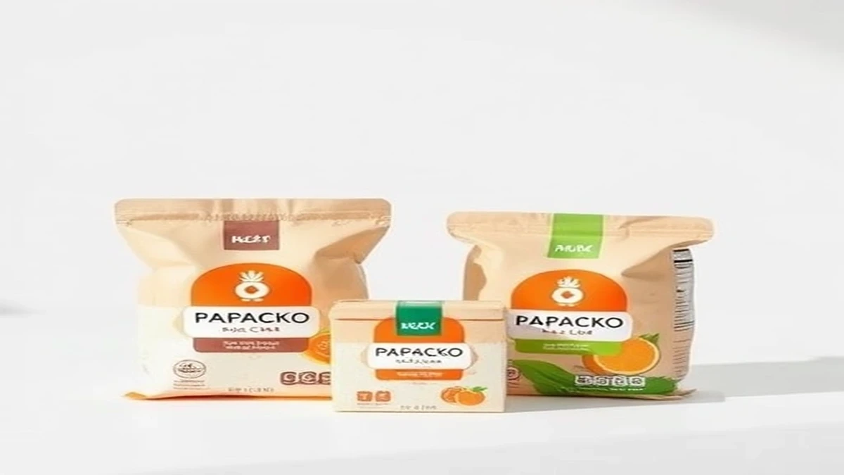 Papacko custom food packaging - professional product visualization