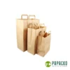 Papacko white paper bags for bakery, drinks and lunch box packaging