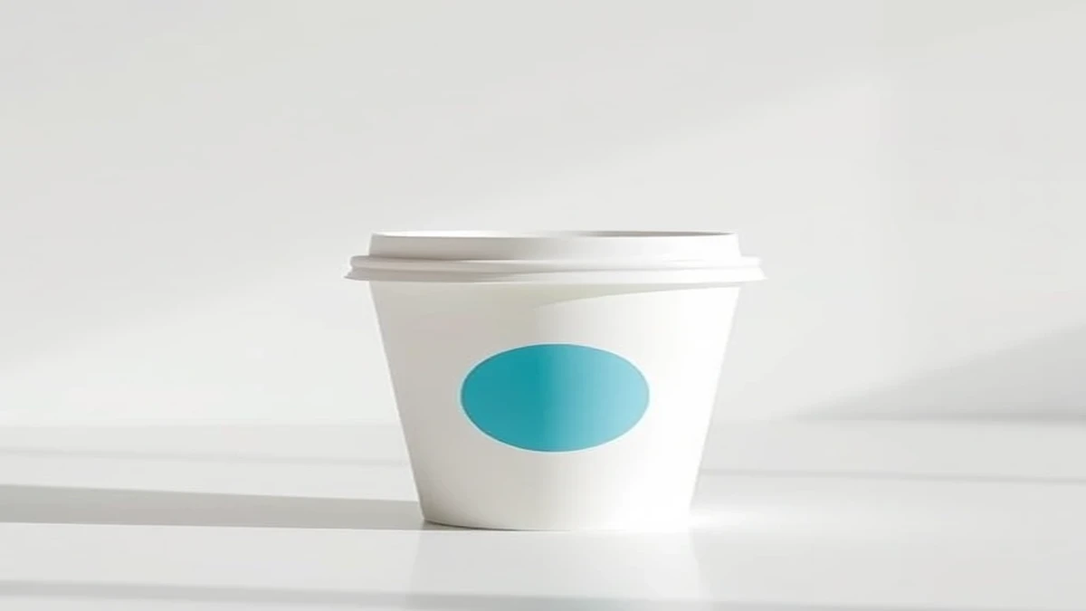 Papacko paper cup suppliers - professional product visualization