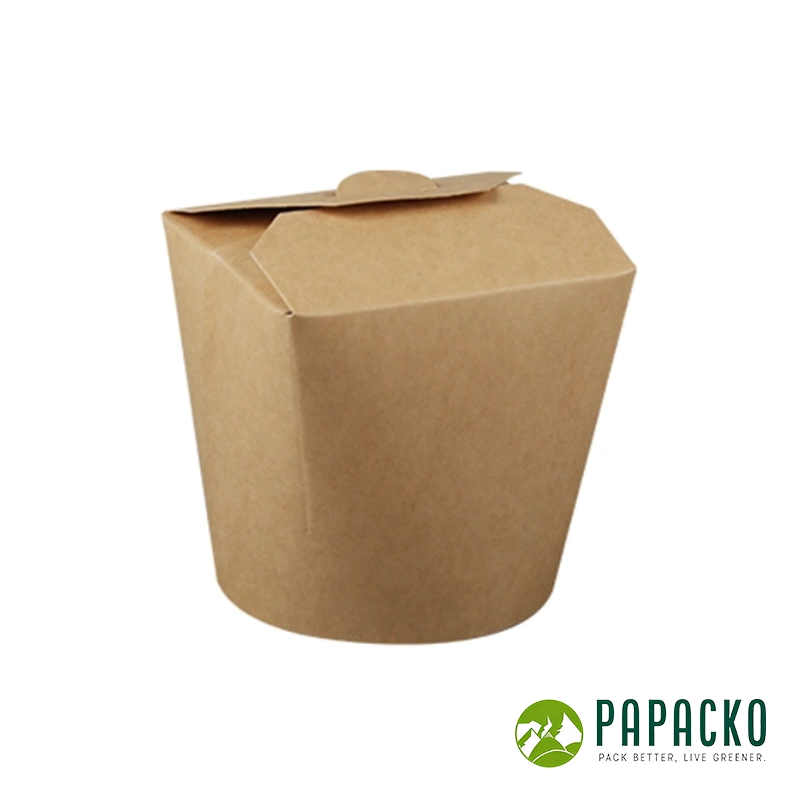 Papacko paper food pails for noodles, rice and takeaway meals