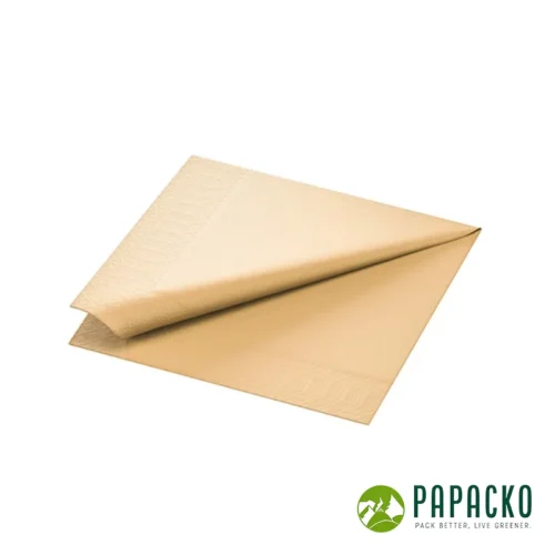 Papacko paper napkins made from kraft, white and bamboo pulp for café and restaurant use