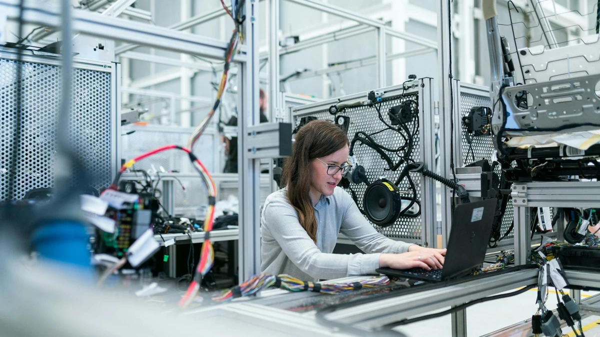Papacko laboratory testing equipment, quality control scientist examining samples