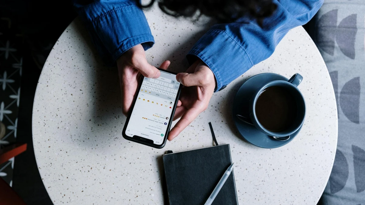 Social media engagement showing customer Instagram post with branded coffee cup