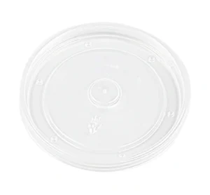 Papacko clear PP lid for paper soup cups with tight leak-resistant fit