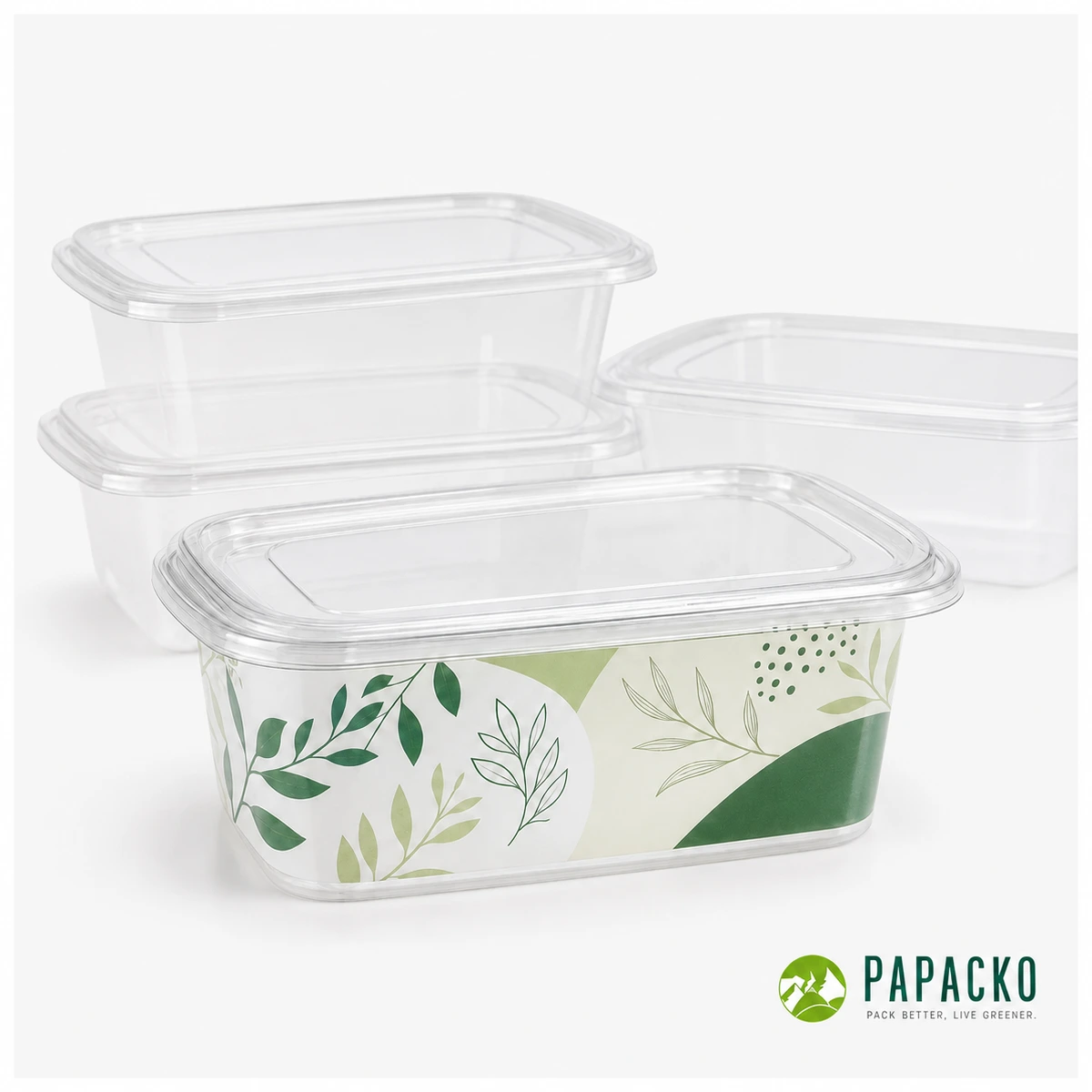 Papacko Custom Printed Plastic Food Containers – Papacko Series