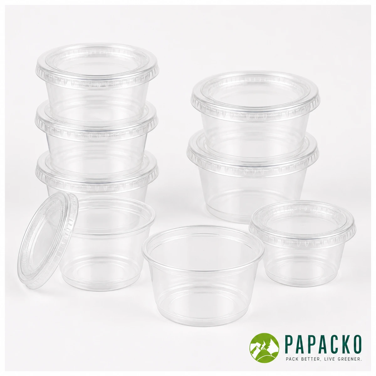 Papacko Disposable Sauce Cups – Papacko Series