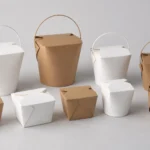 Unbranded paper food pail sample family